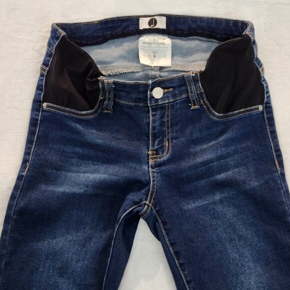 🪻BOGO🪻 Preggo Leggings Maternity Stretch Denim Tribeca Skinny Jeans Sz Small - Picture 5 of 14
